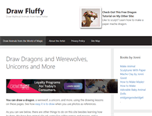 Tablet Screenshot of drawfluffy.com